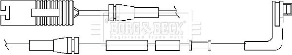 BORG & BECK Indikators, Bremžu uzliku nodilums BWL3011